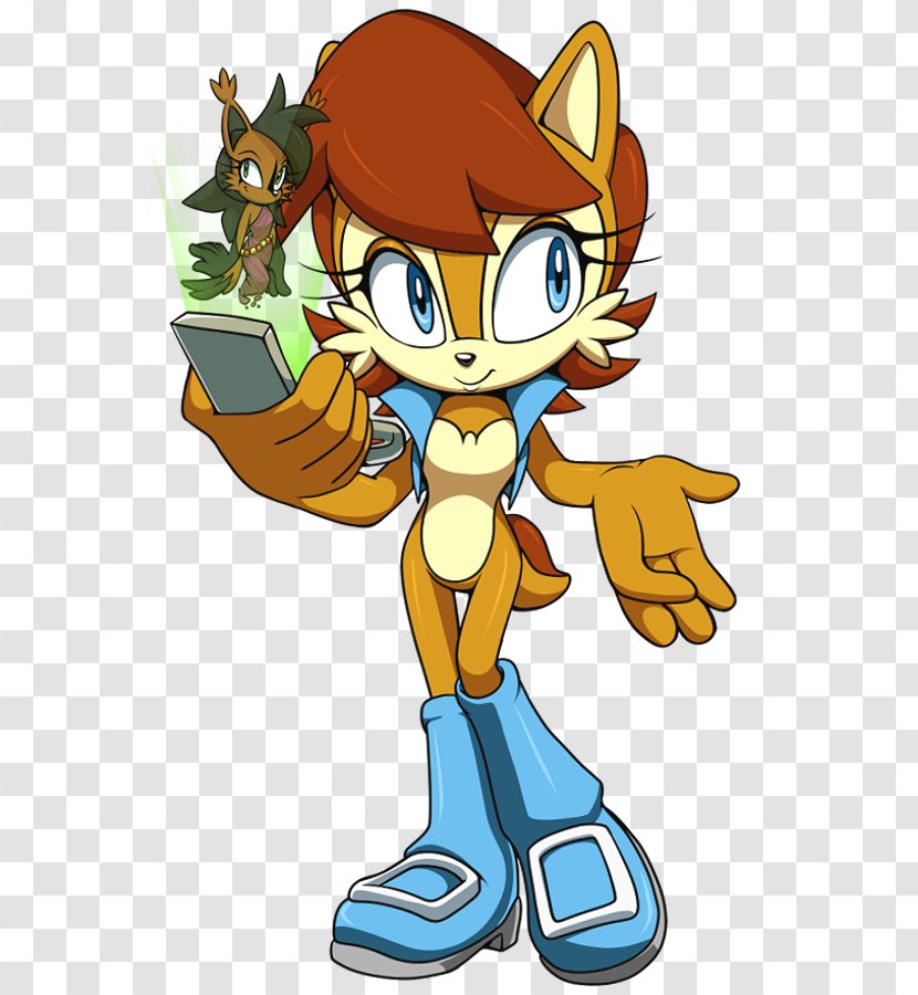 Princess Sally Acorn Amy Rose Sonic The Hedgehog: Fortress Of Fear Shadow Hedgehog Tails - Squirrel Transparent PNG