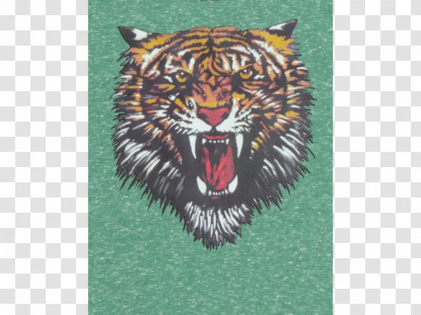 Black Tiger T-shirt Roar Whiskers Transparent PNG