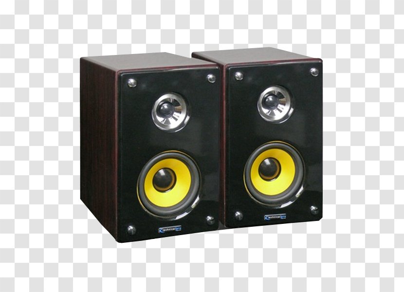 Computer Speakers Subwoofer Studio Monitor Microphone Loudspeaker - Monitors Transparent PNG