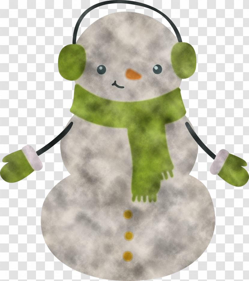 Snowman Winter Christmas Transparent PNG
