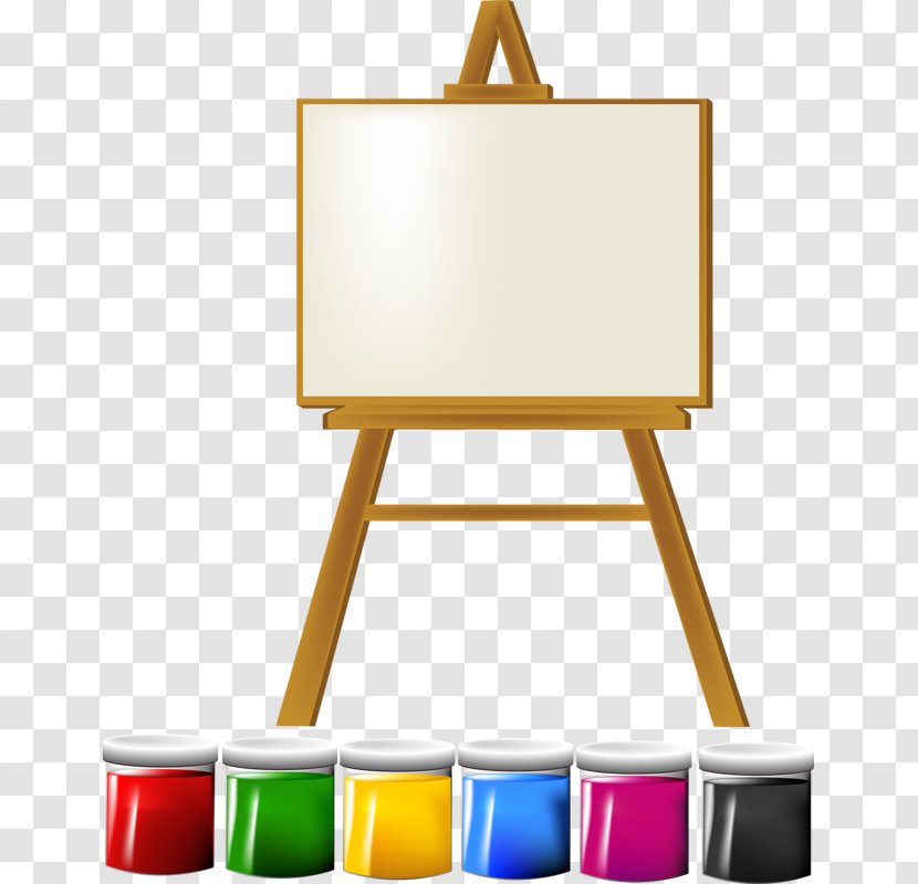 Easel Painting Drawing Painter Image Transparent PNG