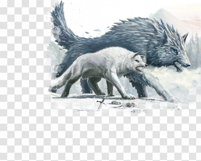 Winter Wolf Arctic Dog Dungeons & Dragons Pack - Juvenile Transparent PNG
