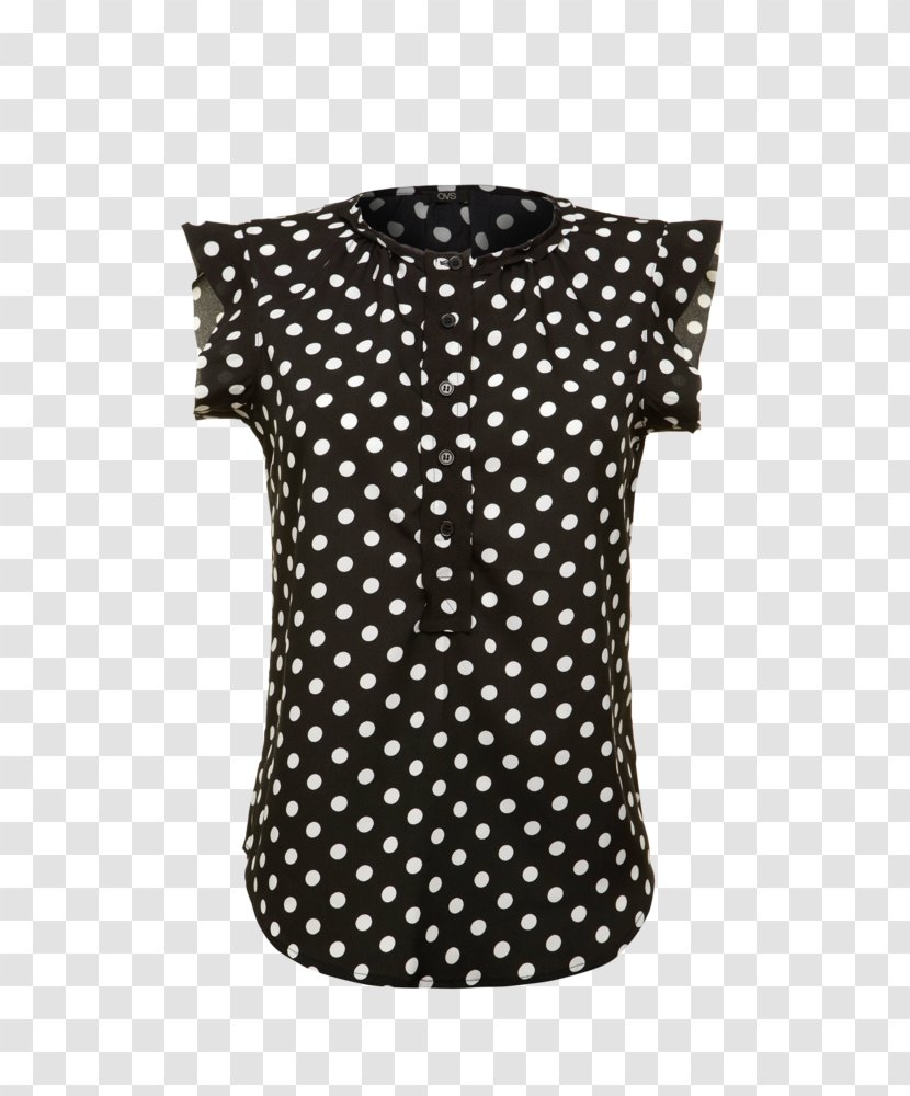 Dress Shirt Clothing Polka Dot Ruffle Transparent PNG
