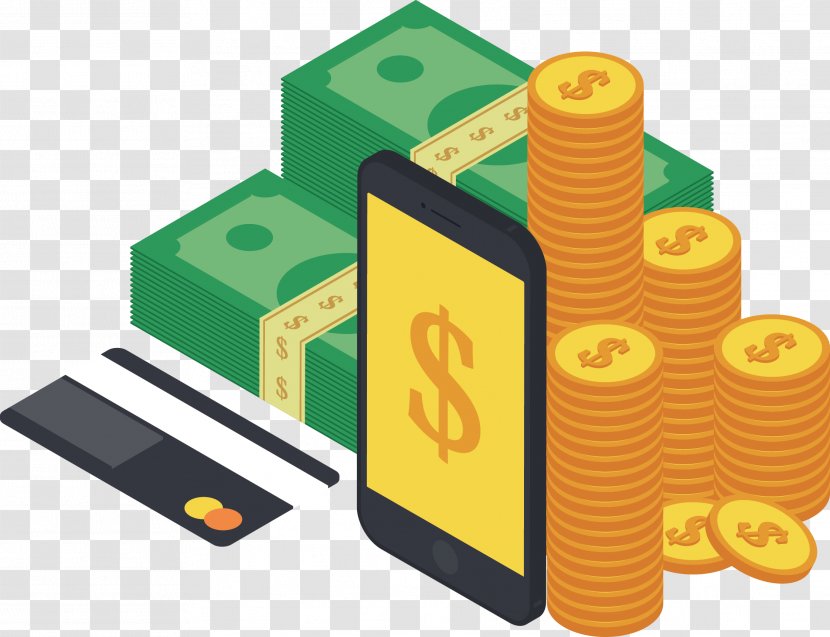 Mobile App Development Application Software Payment Money - Service - Gold Dollar Sign Finance Transparent PNG