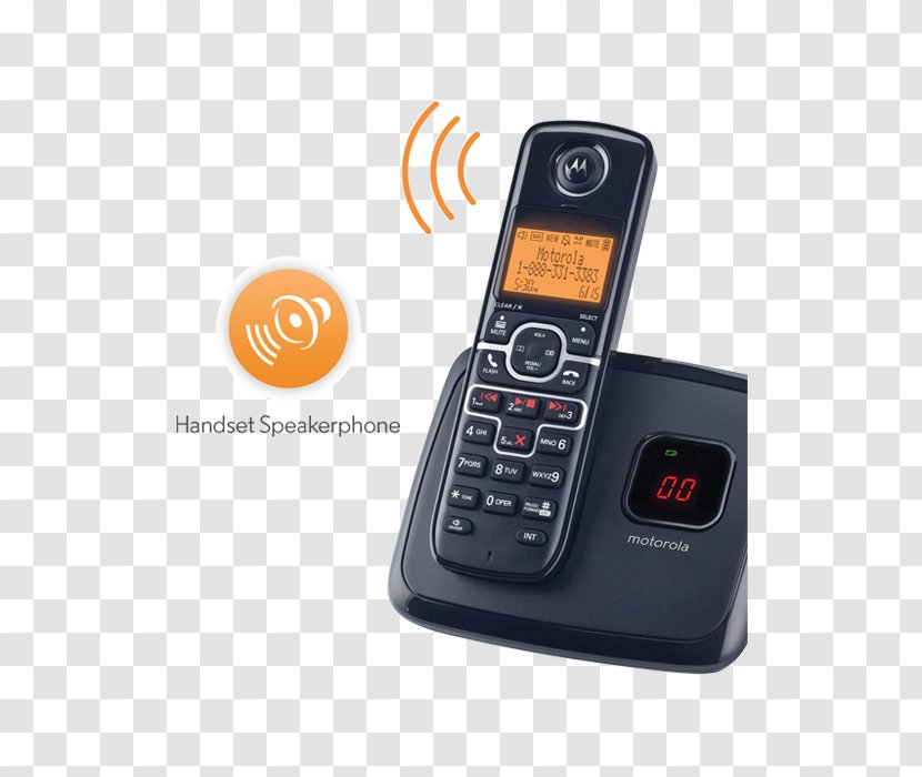 Feature Phone Mobile Phones Answering Machines Cordless Telephone Handset - Speakerphone Transparent PNG