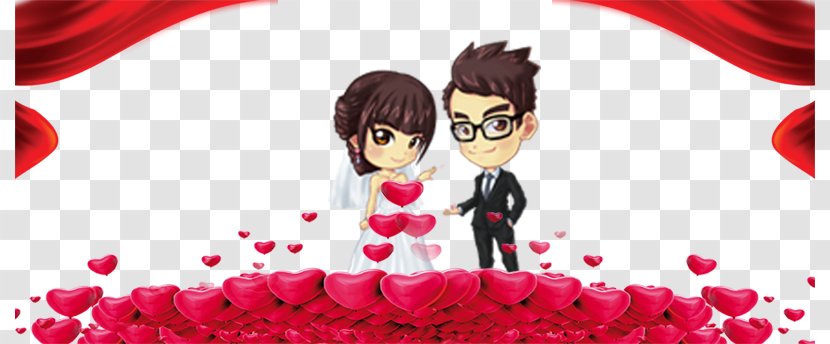 For The Groom Marriage - Tree - Red Stage Wedding Couple Transparent PNG