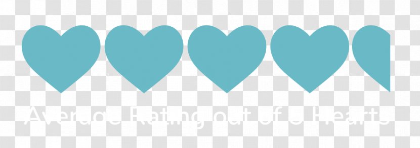Blue Right Border Of Heart Teal Turquoise - Azure Transparent PNG