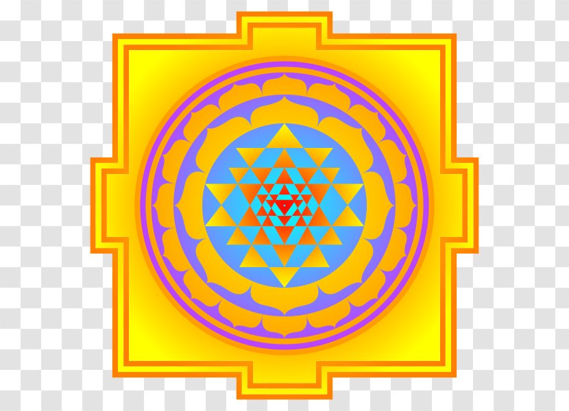 Lakshmi Sri Yantra Sacred Geometry - Symmetry Transparent PNG