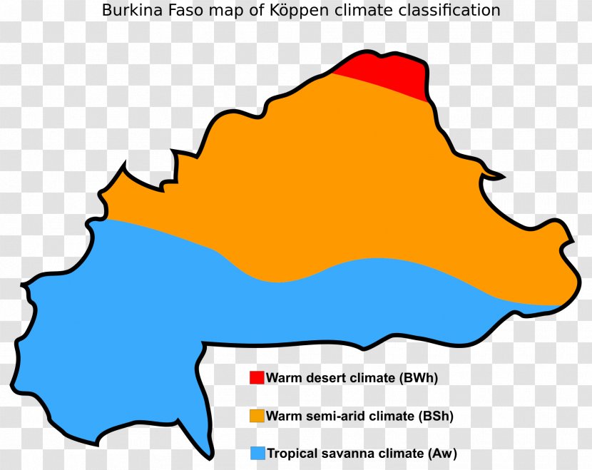 Burkina Faso Köppen Climate Classification Map Tropical Transparent PNG