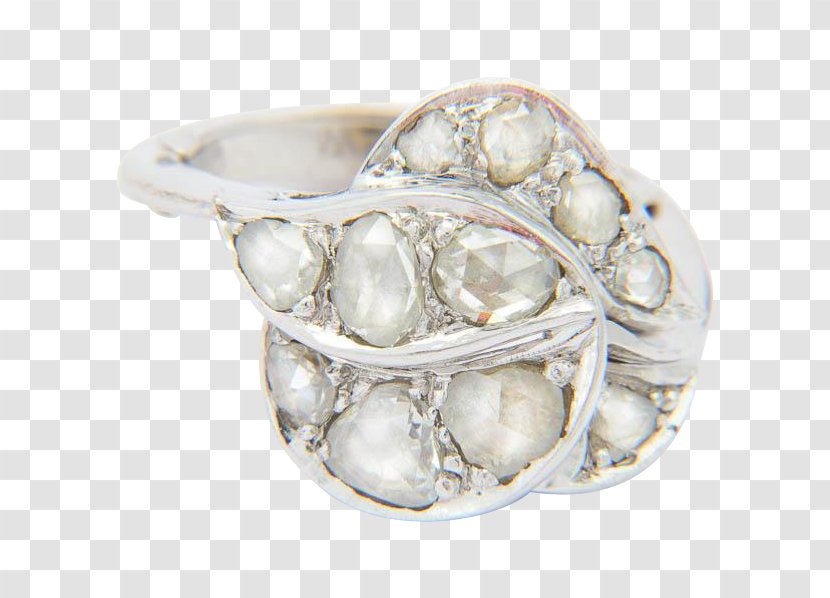 Ring Diamond Jewellery Tahitian Pearl Gemstone - Ruby Lane Transparent PNG