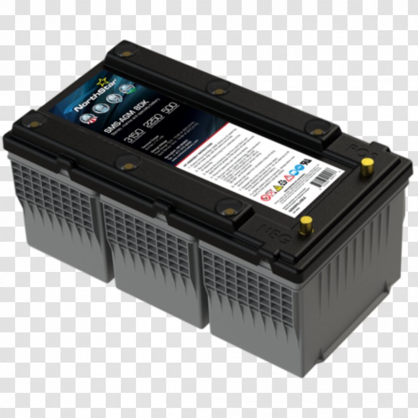Electric Battery VRLA Deep-cycle NorthStar Terminal - Power - Automotive Transparent PNG