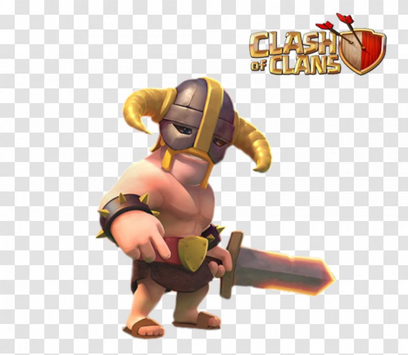 Clash Of Clans Royale Barbarian Desktop Wallpaper - Joint Transparent PNG