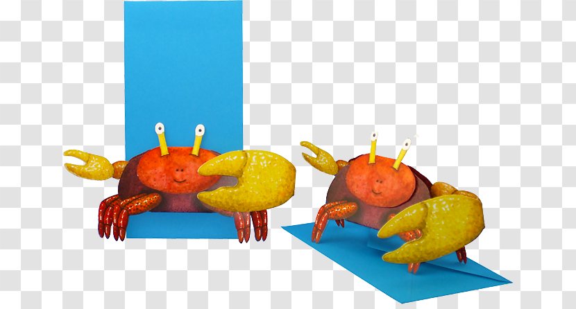 Decapoda - Orange - Animal 3d Transparent PNG