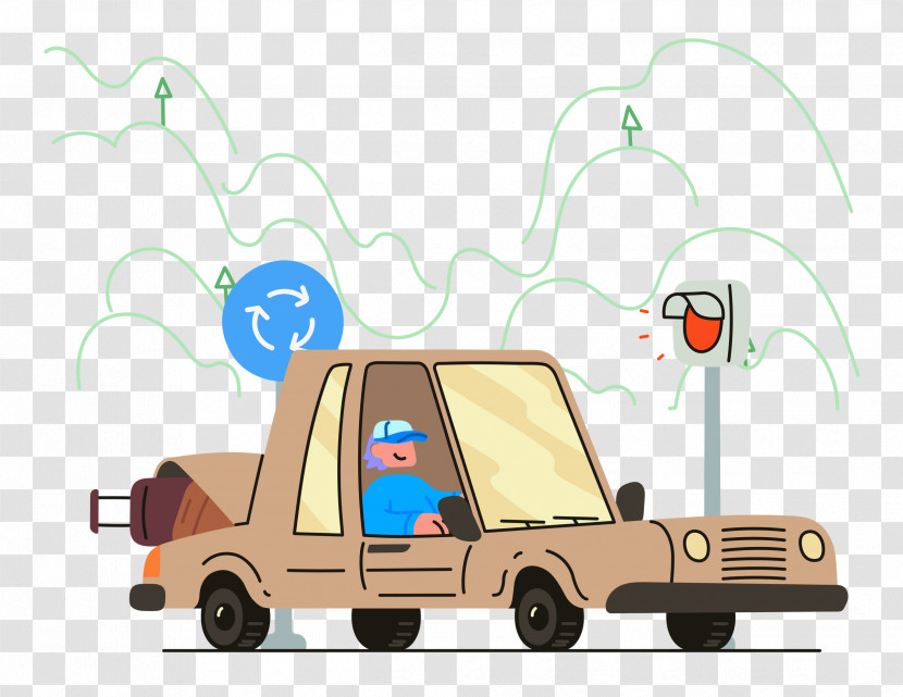 Driving Transparent PNG