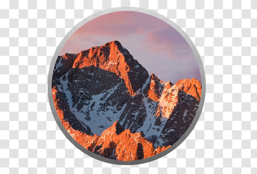 MacOS Sierra - Geological Phenomenon - Apple Transparent PNG