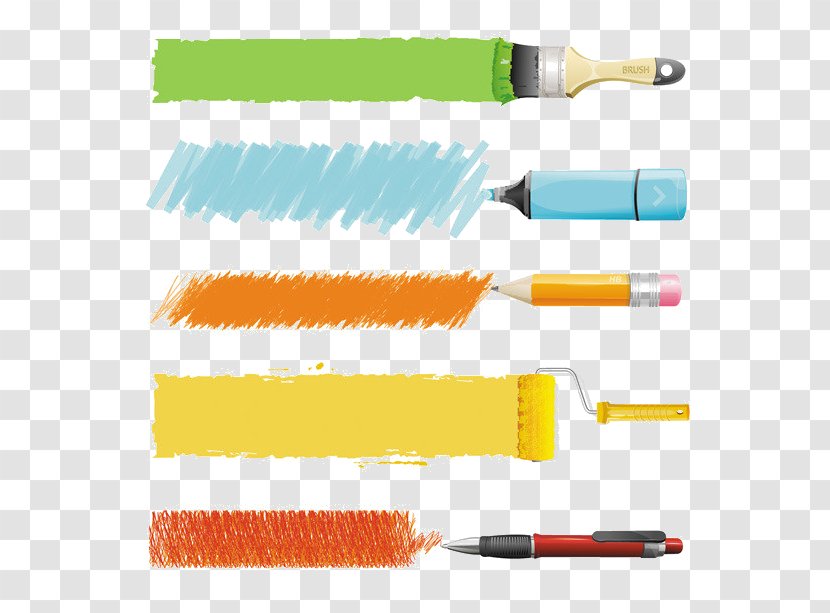Drawing Paintbrush - Material - Various Paint Graffiti Transparent PNG