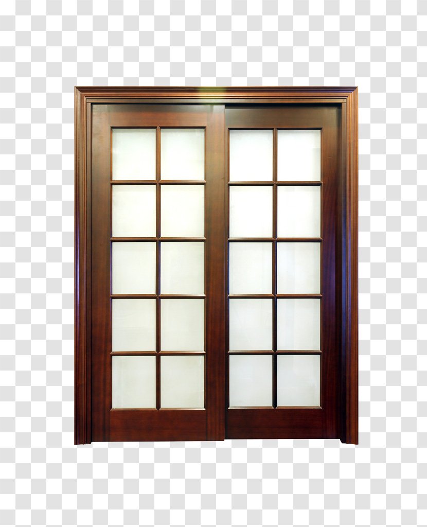 Window Badda Door Center Glass - Wood Transparent PNG