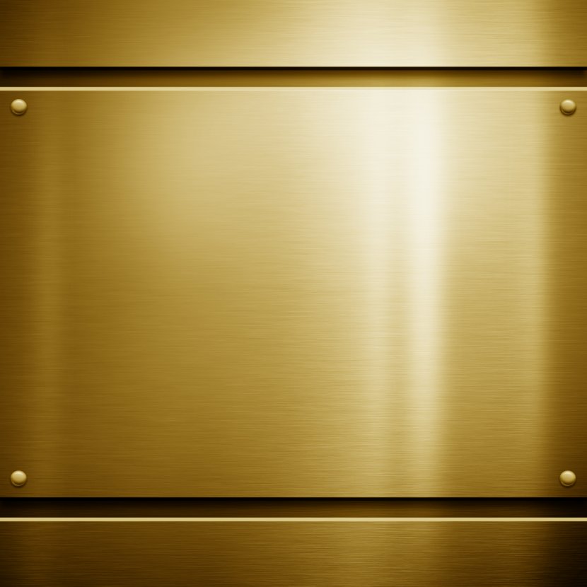 Metal Gold Texture Mapping - Light Fixture - Background Transparent PNG