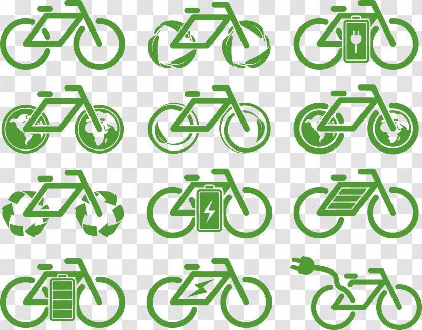 Environmental Protection Green Logo - Yellow - Bicycle Transparent PNG