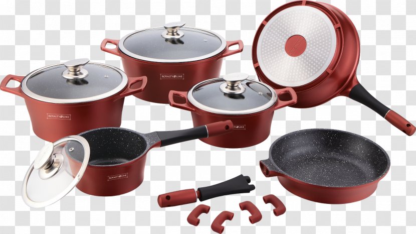 Cookware Frying Pan Coating Non-stick Surface Casserola - Handle Transparent PNG
