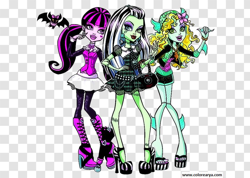 Monster High Frankie Stein Doll Party Mattel Transparent PNG