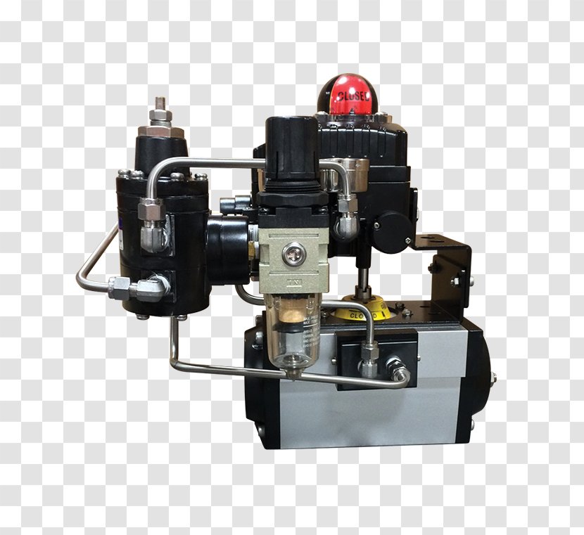 Pneumatic Actuator Valve Pneumatics Current Loop - Machine Tool - Emme Technology Srl Transparent PNG