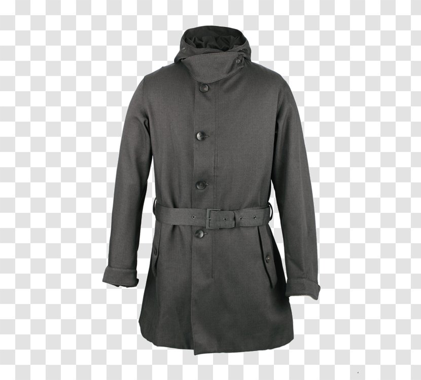 Hoodie Jacket Parka Raincoat - Hood - Autumn And Winter Collar Waist Hooded Coat Transparent PNG