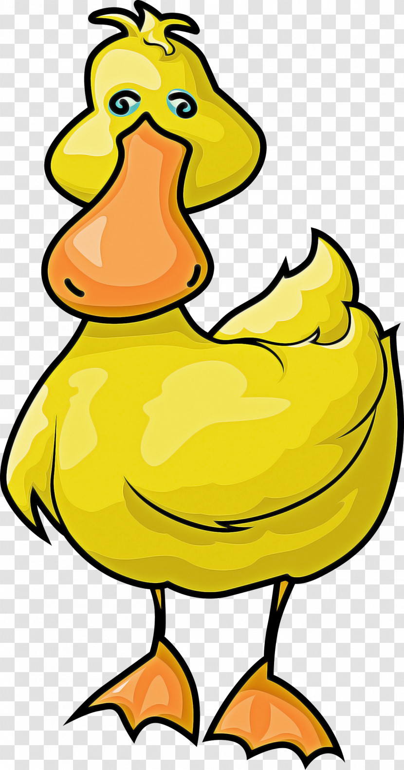 Bird Yellow Beak Cartoon Ducks, Geese And Swans Transparent PNG