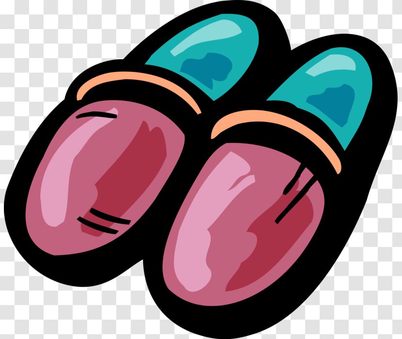 Slipper Clip Art Vector Graphics Illustration Image - Royaltyfree - Bedroom Slippers Transparent PNG