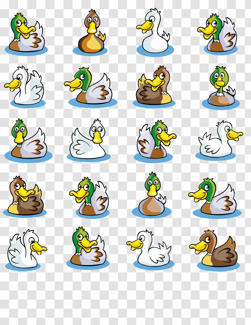 Cartoon Download - Animal Figure - Duckling Transparent PNG