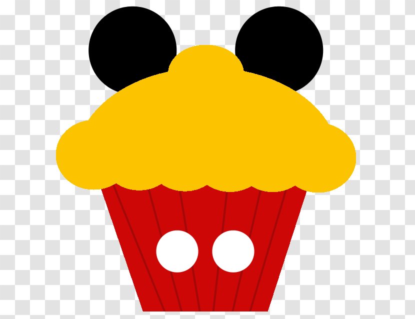 Mickey Mouse Minnie Donald Duck Cupcake Clip Art - Smile Transparent PNG