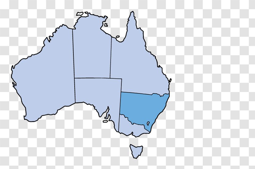 Australian Capital Territory Northern Border Territorial Evolution Of Australia Literature - Map Transparent PNG