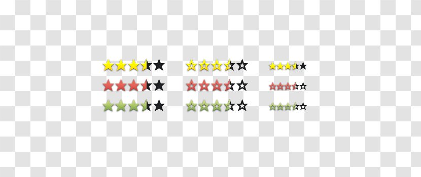 Graphic Design Brand Yellow Pattern - Point - Creative Web Star Rating Transparent PNG