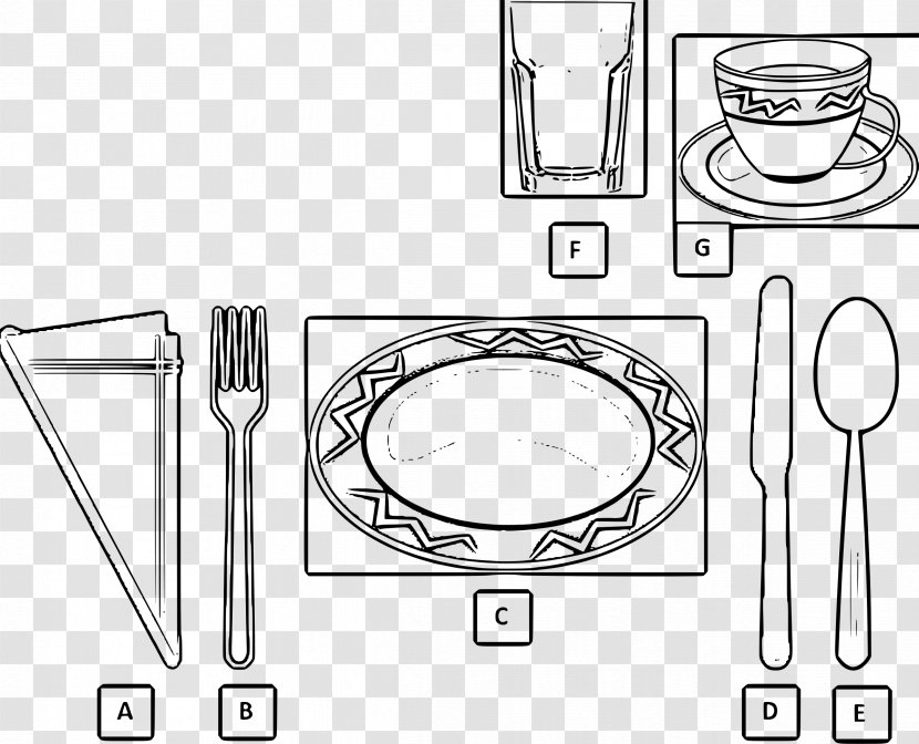 Table Setting Dining Room Clip Art - Kitchen Appliance Transparent PNG