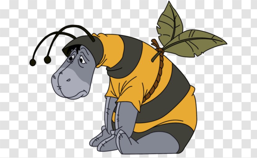 Eeyore Winnie-the-Pooh Tigger Minnie Mouse Bee - Cat Like Mammal - Winnie The Pooh Transparent PNG