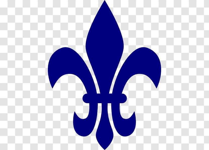 Fleur-de-lis Clip Art Royal Blue Scouting - Fleurdelis - Free Fleur De ...