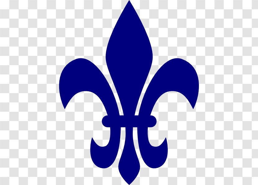 Fleur-de-lis Clip Art Royal Blue Scouting - Fleurdelis - Free Fleur De Lis Vector Transparent PNG