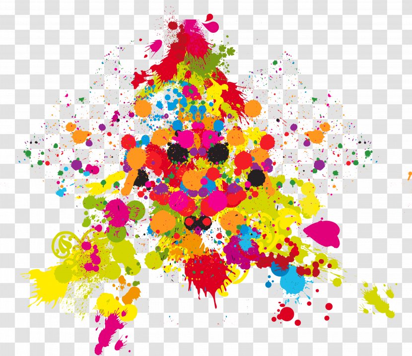 Color Explosion White - Animation - Colours Transparent PNG