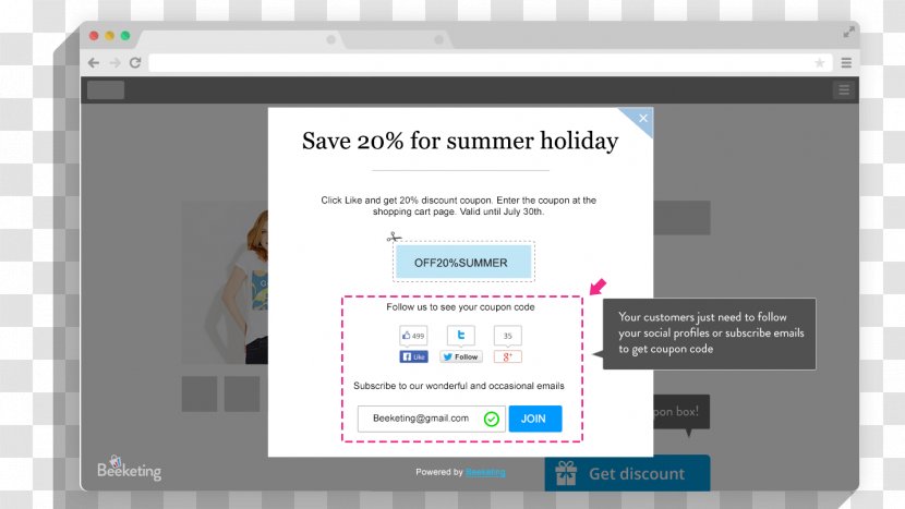 Couponcode Promotion Marketing Discounts And Allowances - Popup Ad Transparent PNG