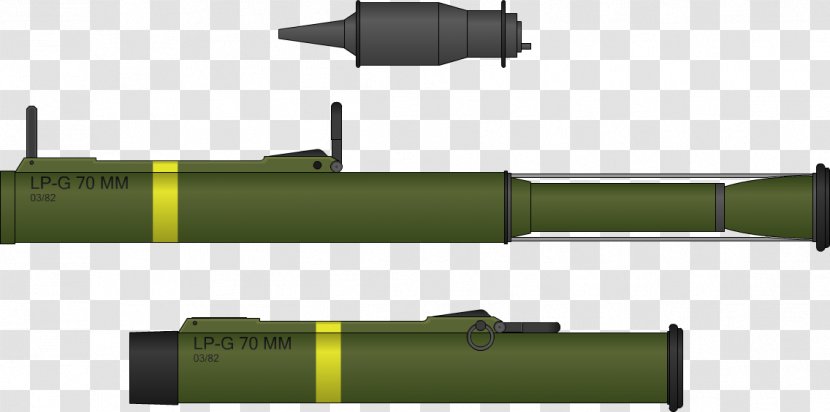 Rocket-propelled Grenade RPG-75 Launcher M72 LAW Anti-tank Warfare - Art Transparent PNG