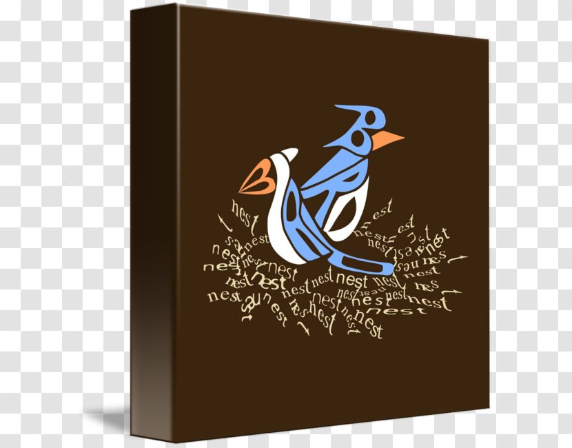 Gallery Wrap Printing Canvas Text Art - Bird Transparent PNG