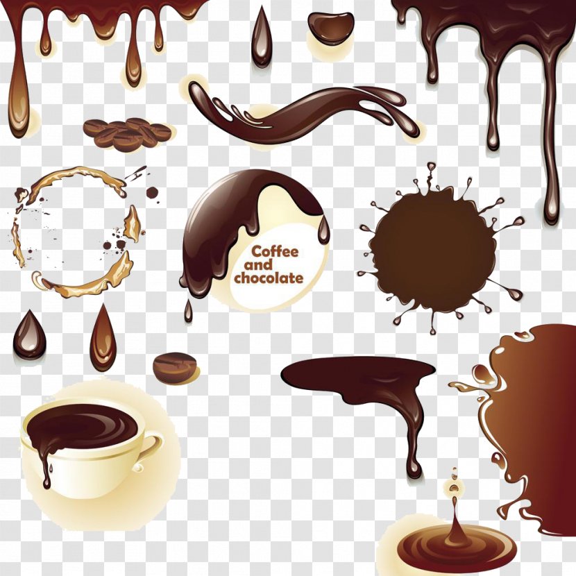 Coffee Hot Chocolate Ice Cream - Drinkware Transparent PNG