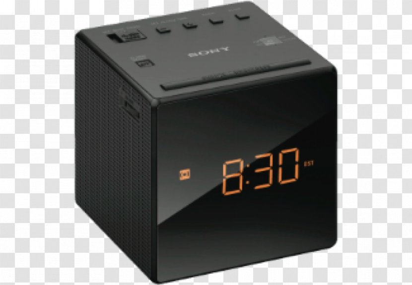 Sony Alarm Clock Radio FM Broadcasting Clocks AM - Icfc1t Transparent PNG