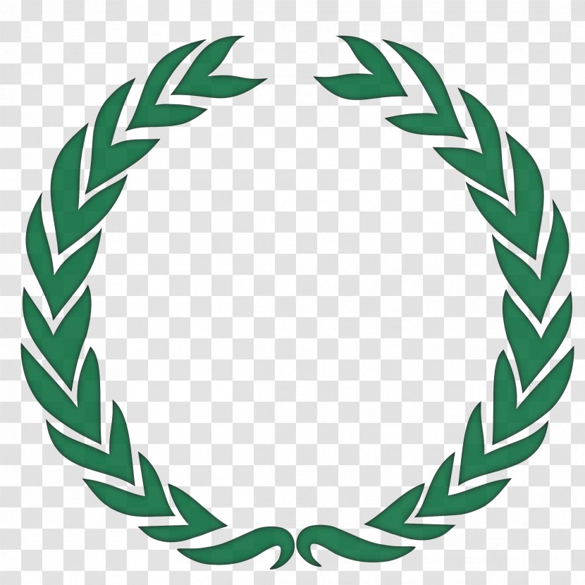 Laurel Wreath Bay Award - Green Transparent PNG