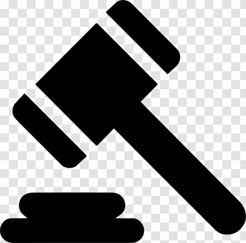 Gavel Clip Art - Black - Qualification Vector Transparent PNG