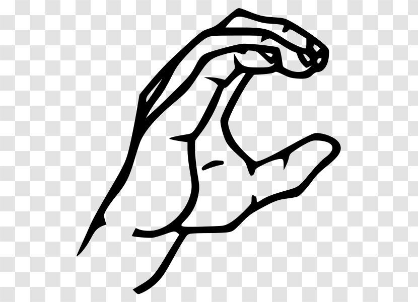 American Sign Language Fingerspelling Letter - Organism - Abcs Transparent PNG