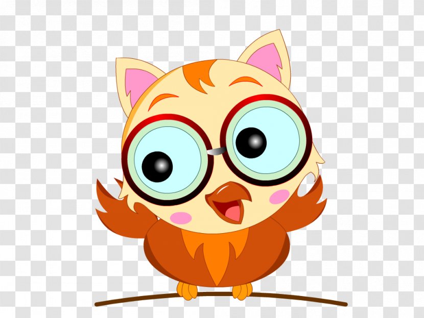 Owl Emoticon Smiley Clip Art - Whiskers Transparent PNG