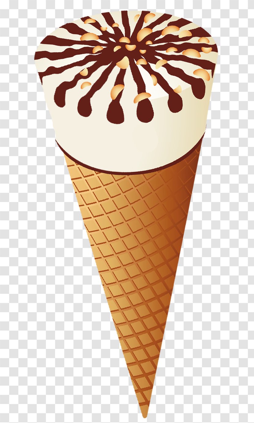 Ice Cream Cone Chocolate Clip Art - Food - Transparent Clipart Transparent PNG