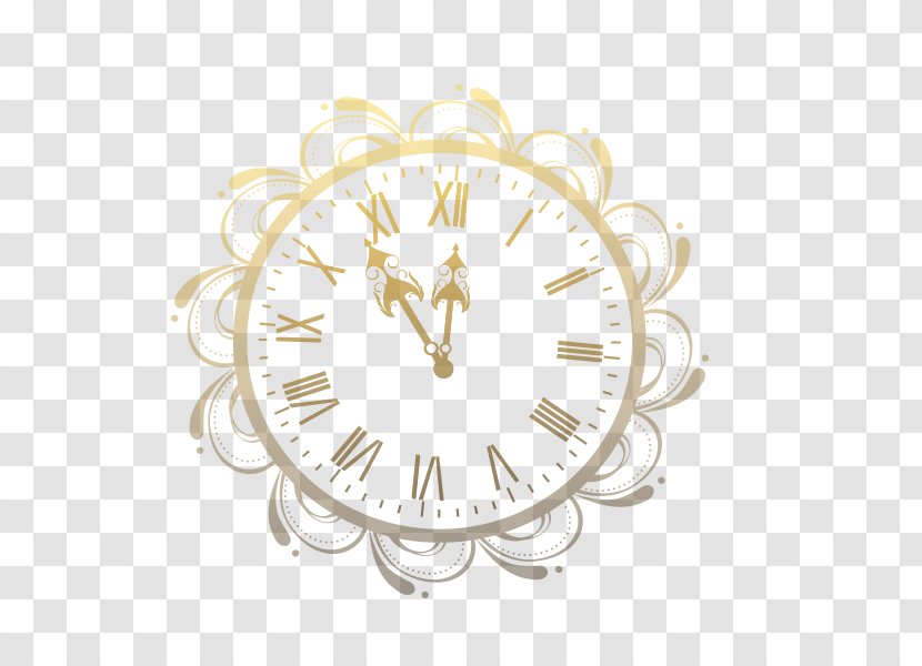 Brand Clock Circle Font - Lace Watch Transparent PNG