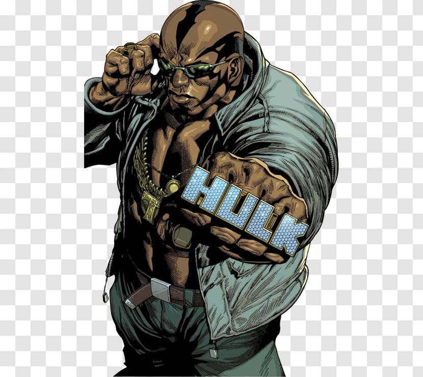 Hulk Nick Fury Ultimate Marvel Comics: Avengers Tyrone Cash - Fictional Character Transparent PNG